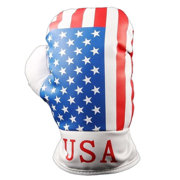 Novelty Boxing Glove Plush Golf Headcover - USA Flag