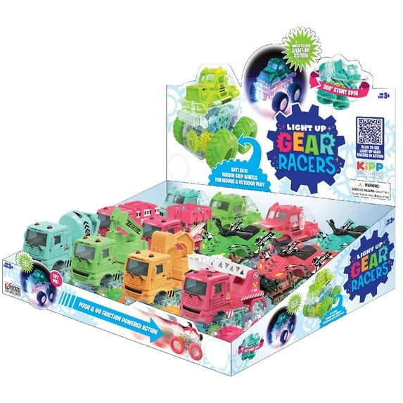 Novelty Brands - SO MUCH FUN! LIGHT UP PUSH GO RACERS-