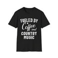 thumbnail image 1 of Novelty Brew Espresso Enthusiasts Gift | Coffee Beverage And Country Music Graphic Men Women Unisex Softstyle T-Shirt, 1 of 4