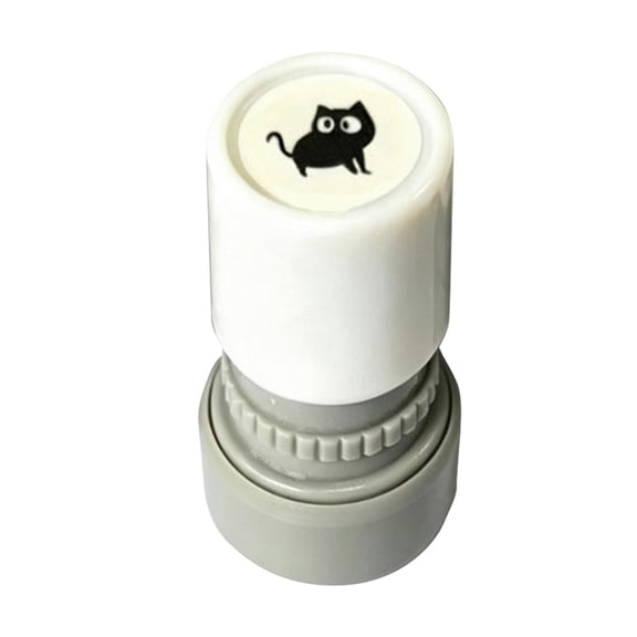 Novelty Cat Shaped Stamp with Slanted Neck Design for Party Invitations Scrapbooking and Creative Craft Projects 2.4x1.2 Inch
