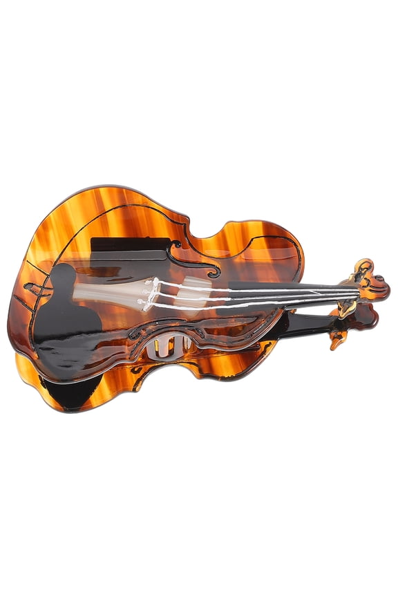 Novelty Cello Hair Clip Acetate Big Jaw Clip Funny Hair Claw Clip for Women and Girls Music Lovers Hair Accessories