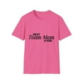 thumbnail image 1 of Novelty Cheer School University Game Gift | Funny Mom Support Football Soccer Cheerleader Women Unisex Softstyle T-Shirt, 1 of 4