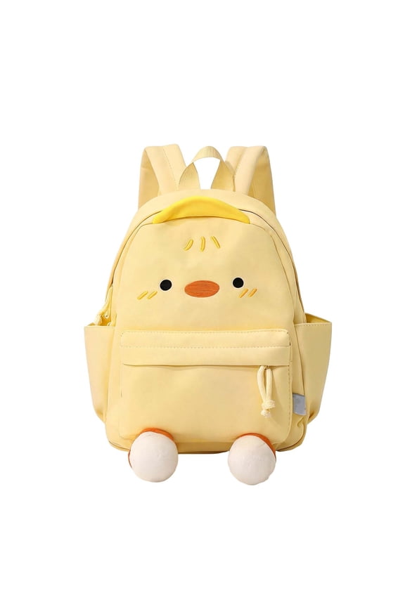 Novelty Chicks Backpack Funny Animal Cartoon Canvas Backpack Kawaii Laptop Backpack Preppy Stuff 2026 Back to School(Yellow,One Size)