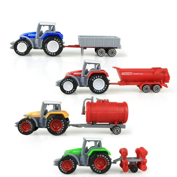 Novelty Children Pull Back Car Toys for Kids 6-8 for Creative Farm Tractor Toy