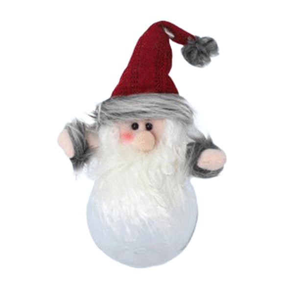 Novelty Christmas Candy Jar with Lovely Santa/Snowman/Reindeer Lid Funny Christmas Accessory Festival Party Decorations