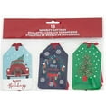 thumbnail image 1 of Novelty Christmas Gift Hang Tags With Red Ribbons - Car/Wreath/Tree Design - 15 Tags/Pack (98856407), 1 of 1