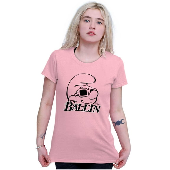 Novelty Cool Smurf Funny Ballin Women's Plus Size Shirt Brisco Brands 2X