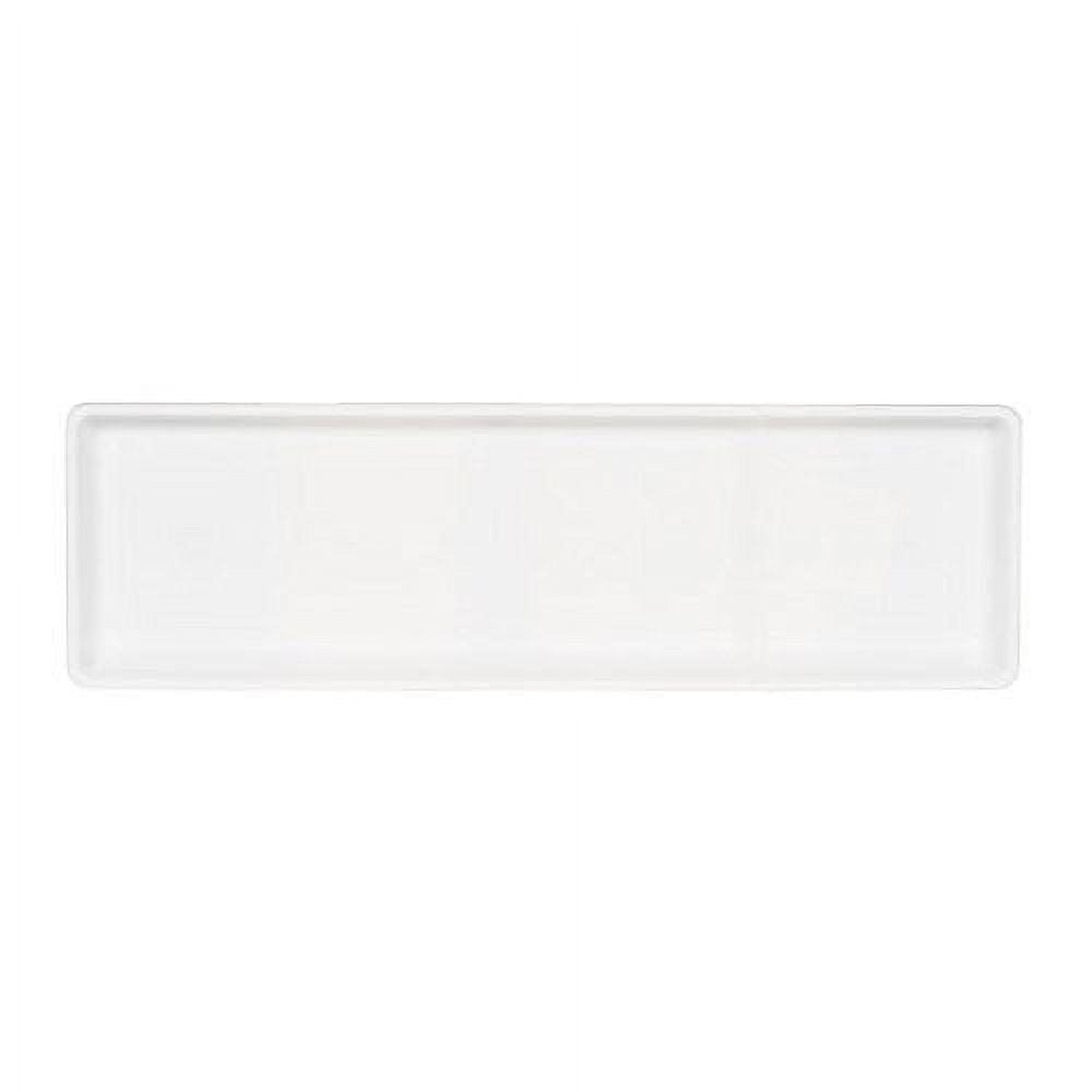Novelty Countryside Flower Box Tray, White, 24"
