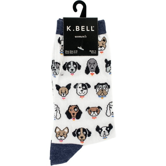 Novelty Crew Socks - Dog Profile