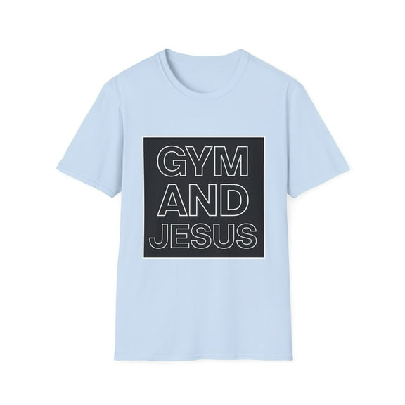 Novelty Cute Church Inspirational Cool Bodybuilder Christianity Workout Fitness Men Women Unisex Softstyle T-Shirt
