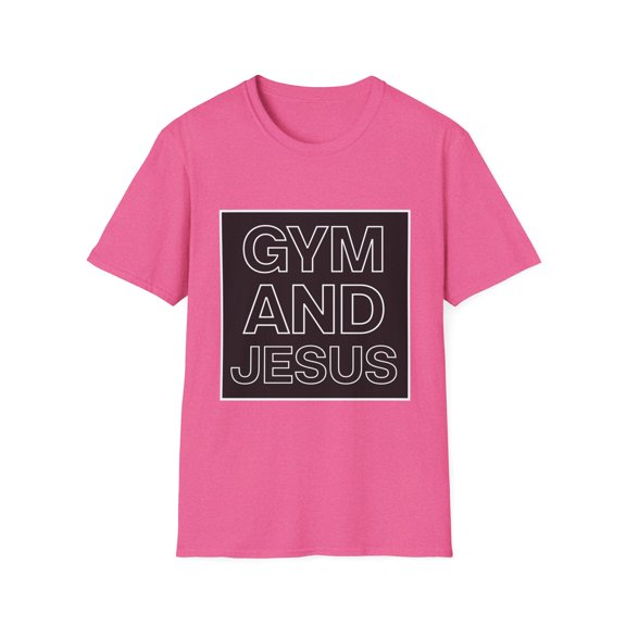 Novelty Cute Church Inspirational Cool Bodybuilder Christianity Workout Fitness Men Women Unisex Softstyle T-Shirt