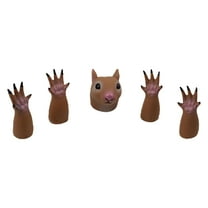 Novelty Decor 5PCS Set Cute Animal Finger Hand for Kids Birthday Party and Home Decoration