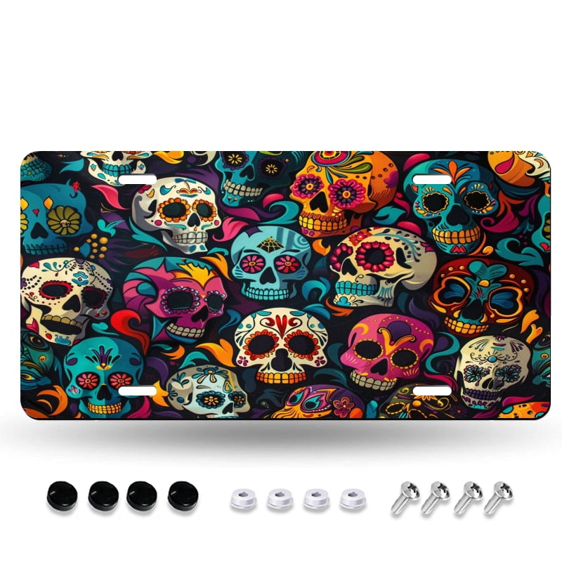 Vanity Plate Skull