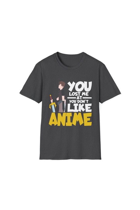 Novelty Don't Like Anime Walking Out Graphic Gift Hilarious Cosplayer Kawaii Pun Men Women Unisex Softstyle T-Shirt