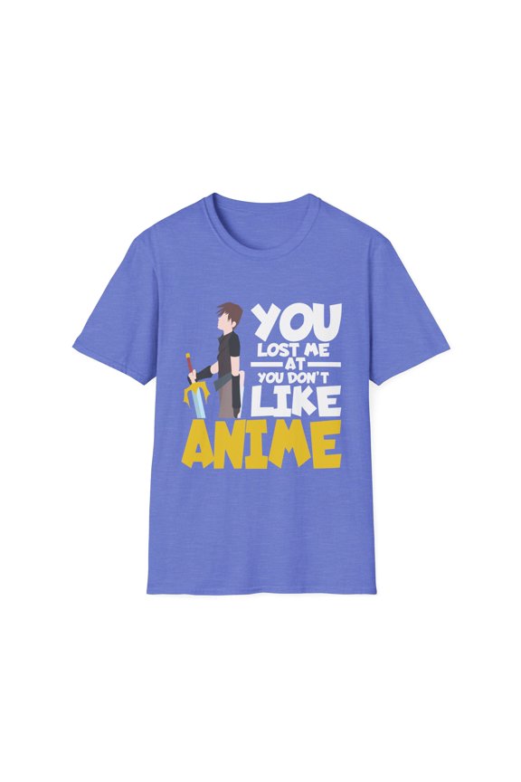 Novelty Don't Like Anime Walking Out Graphic Gift Hilarious Cosplayer Kawaii Pun Men Women Unisex Softstyle T-Shirt