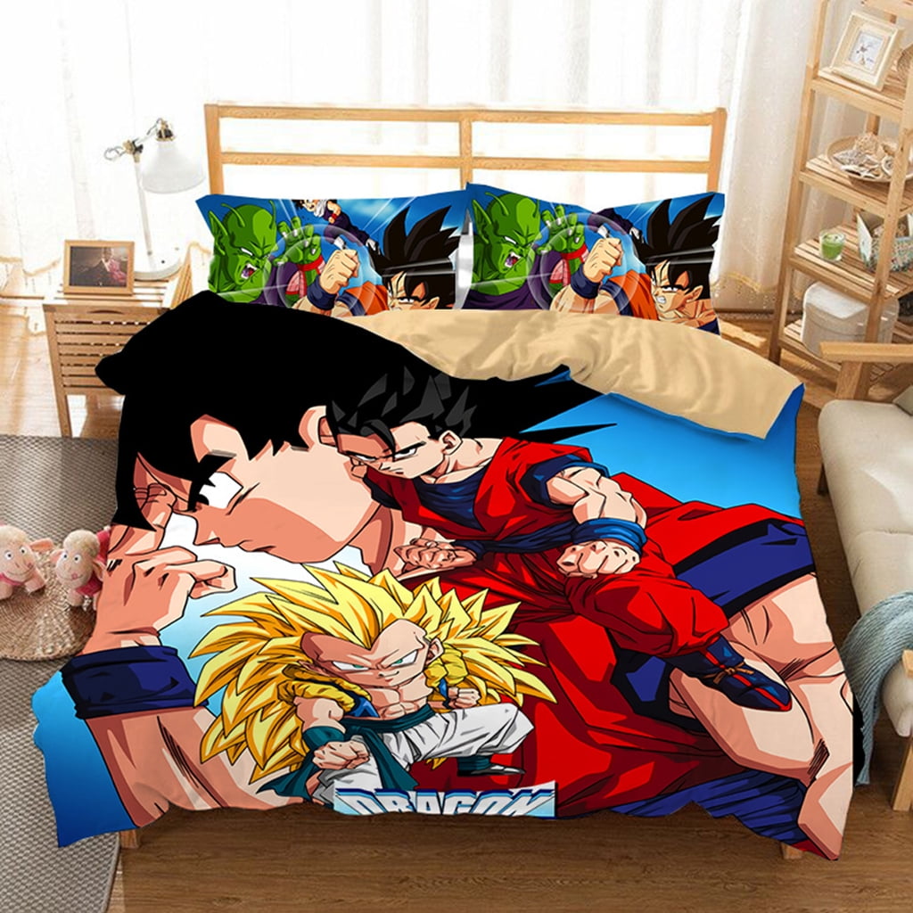 Novelty Dragon Ball Z Bedding Bed Set Twin Full Queen King Size Anime