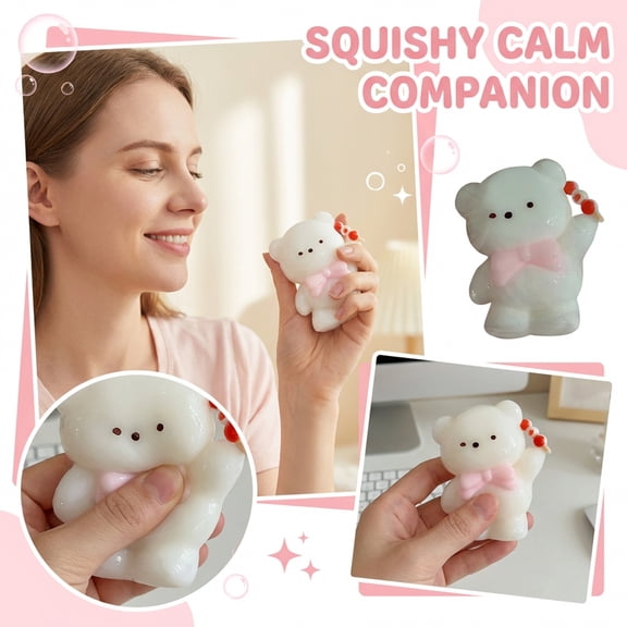 Novelty Drink Bottle Squishy - Fun Squeeze for Calming Stress, Slow Rising for Adults, Unique Party Favor Gift White