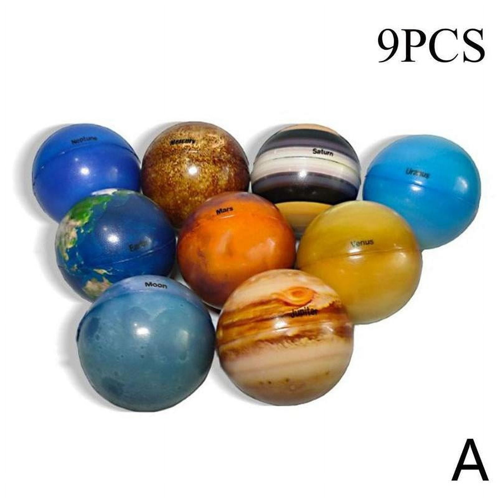 9pcs Solar System Toy Planet Model, Nine Planet Children's Early