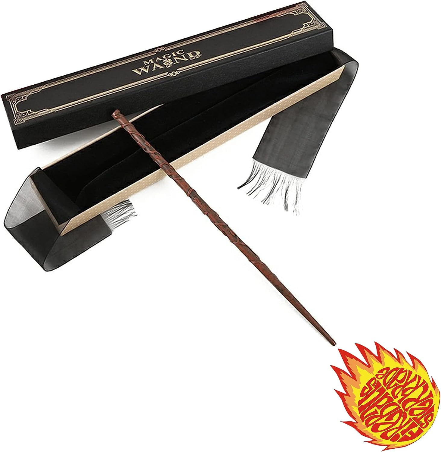 Novelty Electronic Fireball Magic Wand Wizard for Halloween Wand