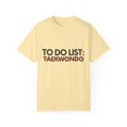 thumbnail image 1 of Novelty Fighting Retired Job Working Men Women | Funny To Do List Kickboxing Retirement Fighters Boxing Gags Unisex Garment-Dyed T-shirt, 1 of 4