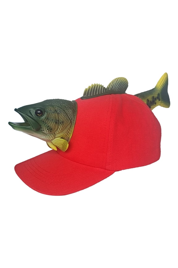 Novelty Fish Hat for Parent Child Funny Fish Baseball Hat for Birthday Party Creative Theme Party Hat Headwear