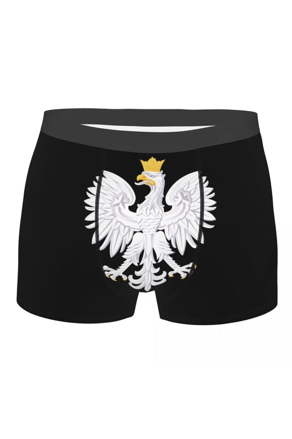 Novelty Flag Of Poland Polska Eagle Boxers Shorts Panties Male Underpants Breathbale Polish Patriotism Briefs Underwear