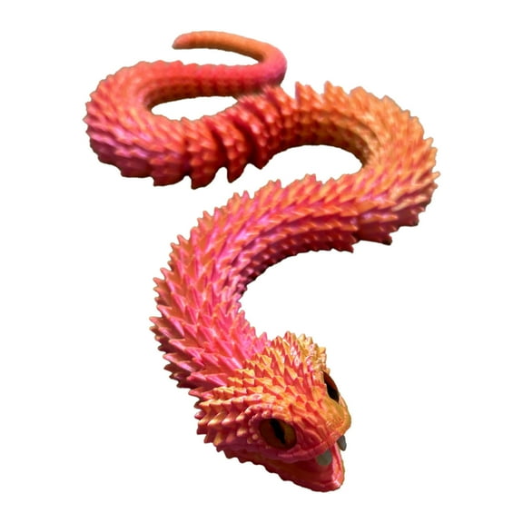 Novelty Funny Toy 3D Printed Animals Articulated Animal Model Ornaments Unique Festival Decoration Expandable Teeth Plaything