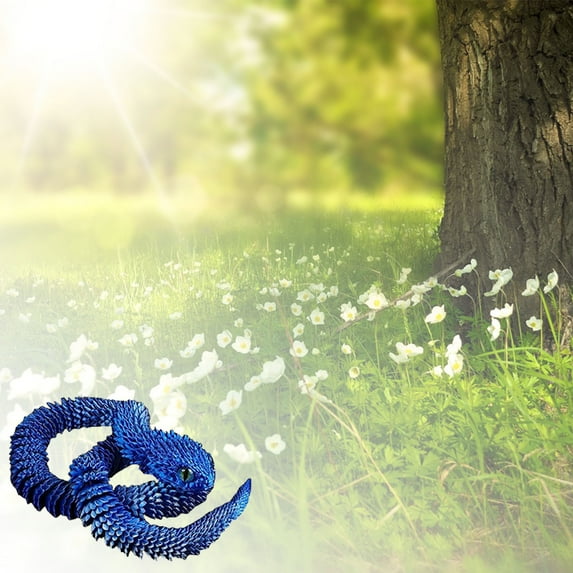 Novelty Funny Toy 3D Printed Flexible Cute Pet Toys Color Changing Animal Figurines for Adults and Kids