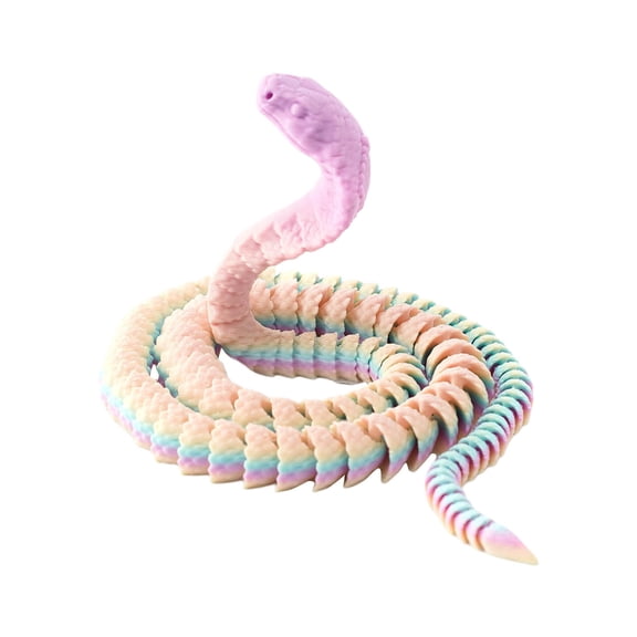 3D Printing Animal Flexible Joint Novelty Funny Toy for Home Decoration Administrative Desk, 55 cm, Color I
