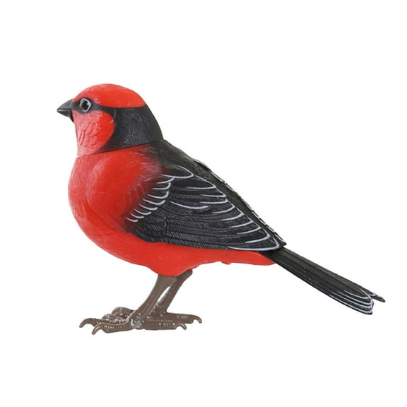 Novelty Funny Toy Robot Bird Singing and Chirping Toy Simulates Realistic Bird Sounds Battery Operated Decorative Home with Light and Voice Control