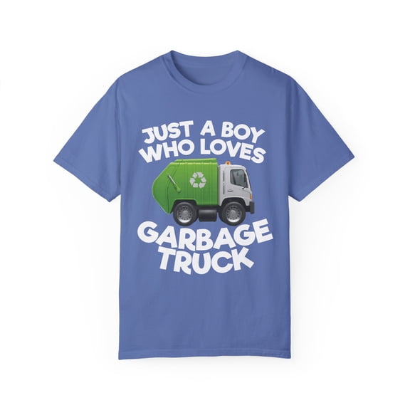 Novelty Garbage Trucks Enthusiasts Graphic Gift Funny Party Truckers Sayings Boys Girls Unisex Garment-Dyed T-shirt