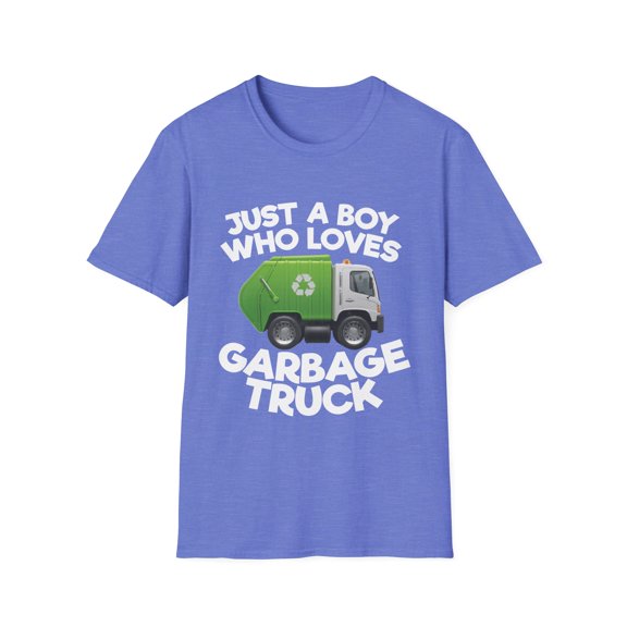 Novelty Garbage Trucks Enthusiasts Graphic Gift Funny Party Truckers Sayings Boys Girls Unisex Softstyle T-Shirt