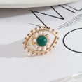 thumbnail image 1 of Novelty Gem Eye Ring Chic Natural Stone Ajustable Ring for Women Original Design, 1 of 7