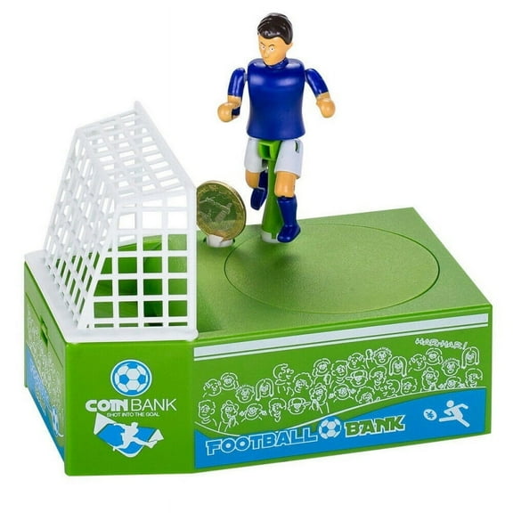 Novelty Gift Cartoon Football Savings Pot Electric Piggy Bank Soccer Player Goal Kicking Coin Bank Football Piggy Bank