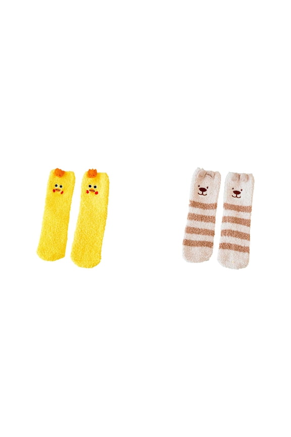 Novelty Gift Socks Women's Ankle Socks Low Cut Liner Socks Non-Slip Breathable Athletic Socks for Sneakers Socks Women Fuzzy Socks Winter Coral Socks Middle Cute Stocking