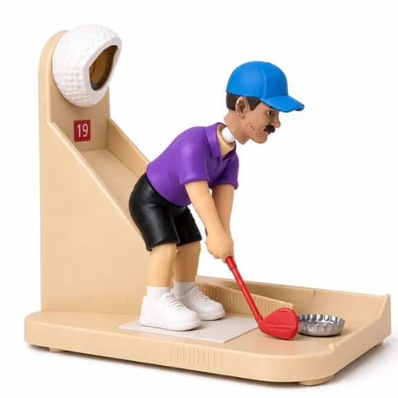 Top Shot Players, Golf Bottle Opener for Golf Lover, Beer Cap Launcher Drinking Game With Scoreboard