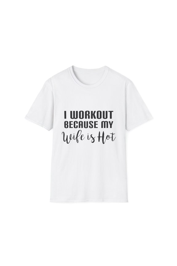 Novelty Gym Fitness Quote Men Women Gift Funny Workout Because Uncle Is Hot Exercise Saying Unisex Softstyle T-Shirt