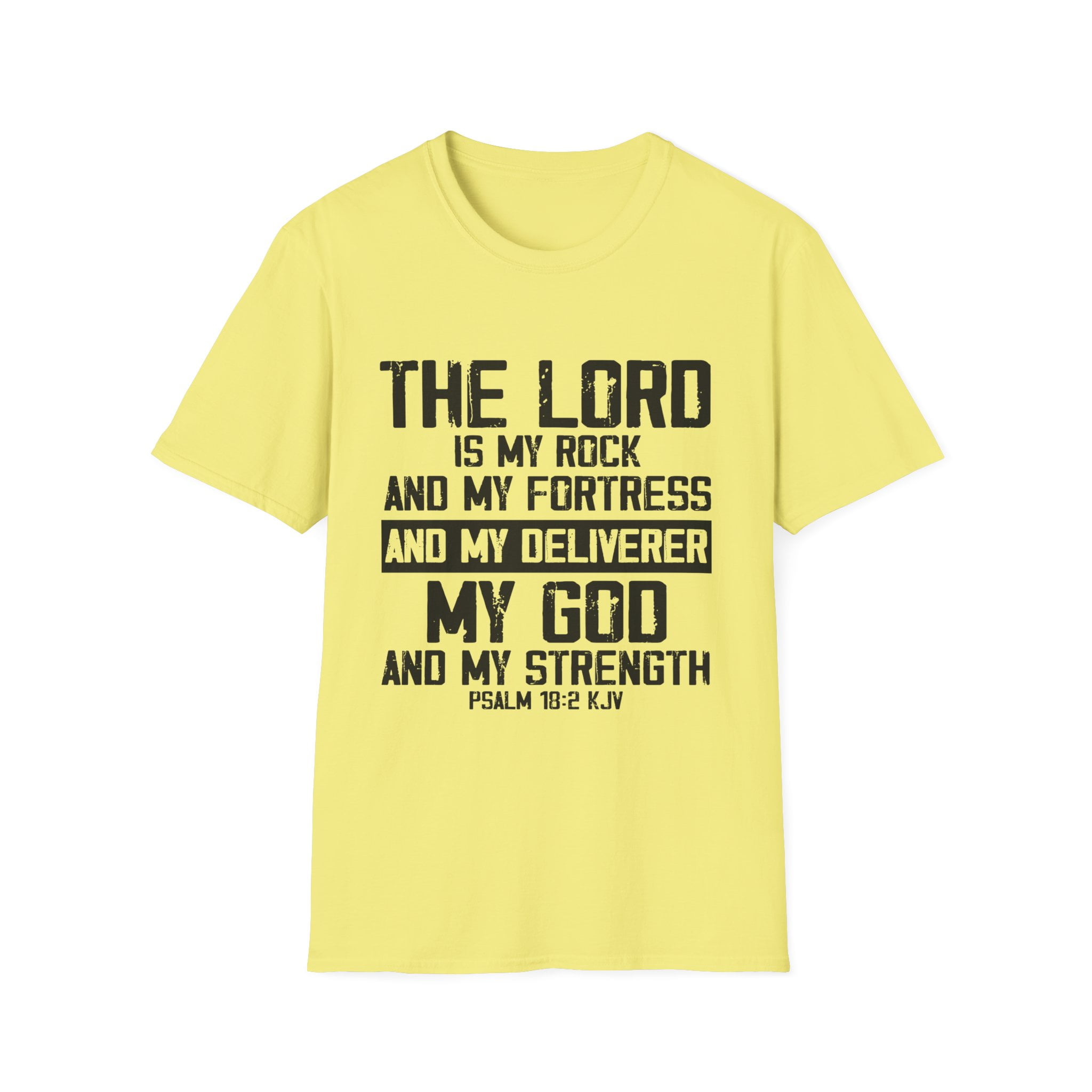 Novelty He's My Rock Fortress Deliverer & God Psalm 182 Pastor