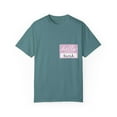 thumbnail image 1 of Novelty Hello My Name Is Sarah Women Wife Tag Nickname Fun Cute Name Tag Sarah Grandma Mom Tag Funny Daughter Unisex Garment-Dyed T-shirt, 1 of 4