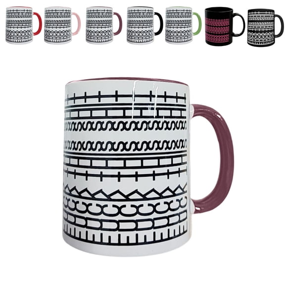 Novelty Hidden Message Mug, Funny Ceramic Coffee Cup for Office Coworkers, Unique Gag Gift for Friends Family (Available in 13 Colors)