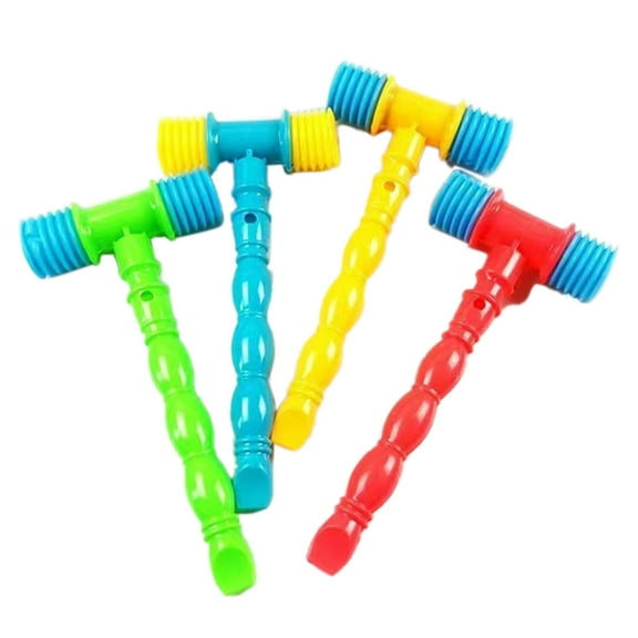 Novelty Inflatable Whack Game Tool with Whistle and Mallet Musical Instrument for Family Outdoor