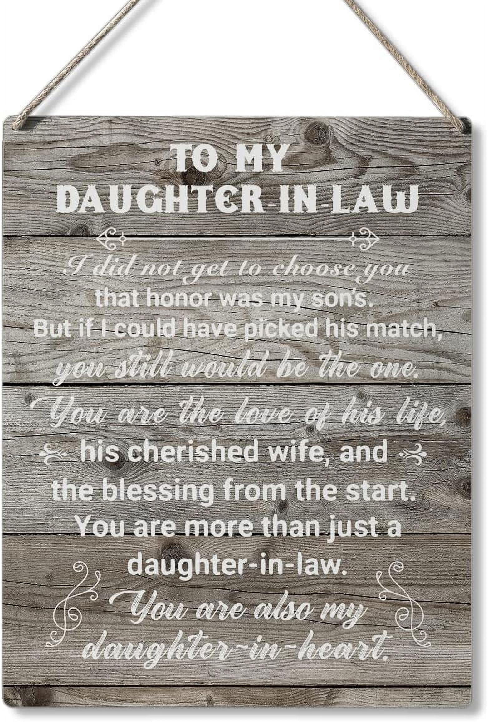 Tazza Personalizzata Per Nuora: 'I Did Not Get To Choose You That Honor Was My Son's' - Tazza Da Caffè In Ceramica Bianca E Nero, Regalo Di Natale Per Familiari