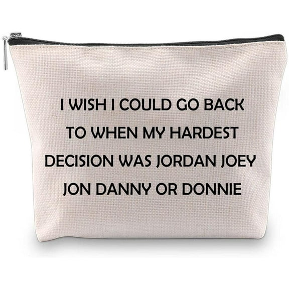 Novelty Inspired Cosmetic Bag I Love New Kid On Black Gift for Women