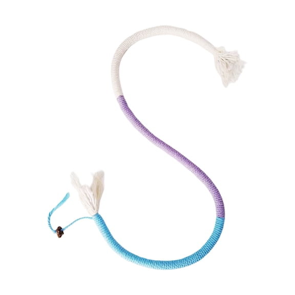 Novelty Interactive Rope Cat Chew Toys 276 Inch Handmade Teething Toy for Indoor Cats and All Breeds Pet Chew and Play