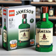 Novelty Interesting whiskey bottle building blocks new building blocks gifts high-end wine culture creative building blocks