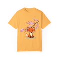 thumbnail image 1 of Novelty Japan Love Sakura Graphic Gift Cute Vintage Japanese Cherry Blossoms Flower Men Women Unisex Garment-Dyed T-shirt, 1 of 4