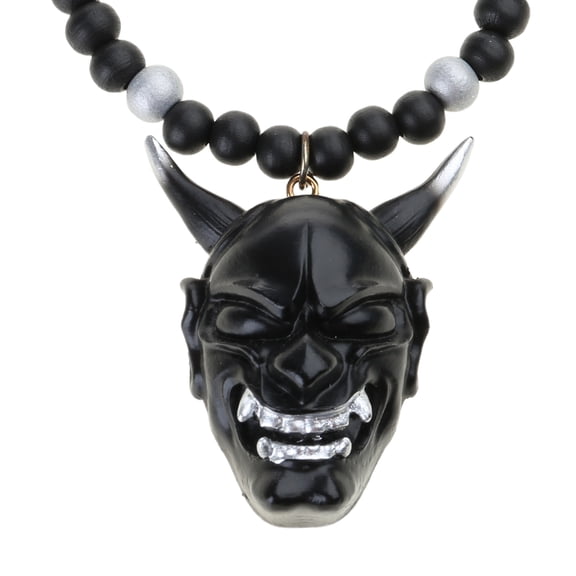 Novelty Japanese Oni Car Pendant Halloween Devil Decoration Rearview Styling