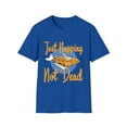 thumbnail image 1 of Novelty Just Napping Not Dead Fishes Graphic Hilarious Benthic Beings Graphic Men Women Unisex Softstyle T-Shirt, 1 of 4