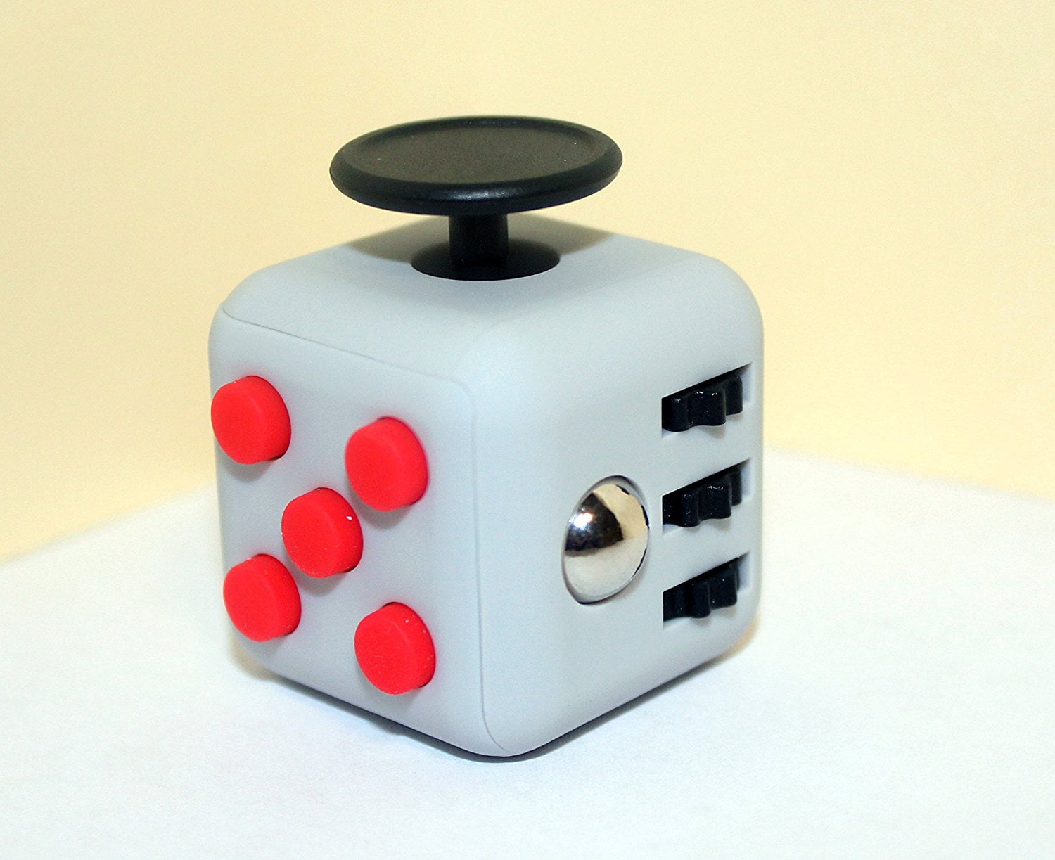 Novelty Keychain, Fun 6 Sided Fidget Cube Dice Adults Anxiety