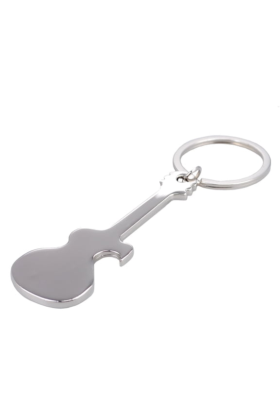 Novelty Keychain Keyring Shaped Guitar Keys Bottle Opener